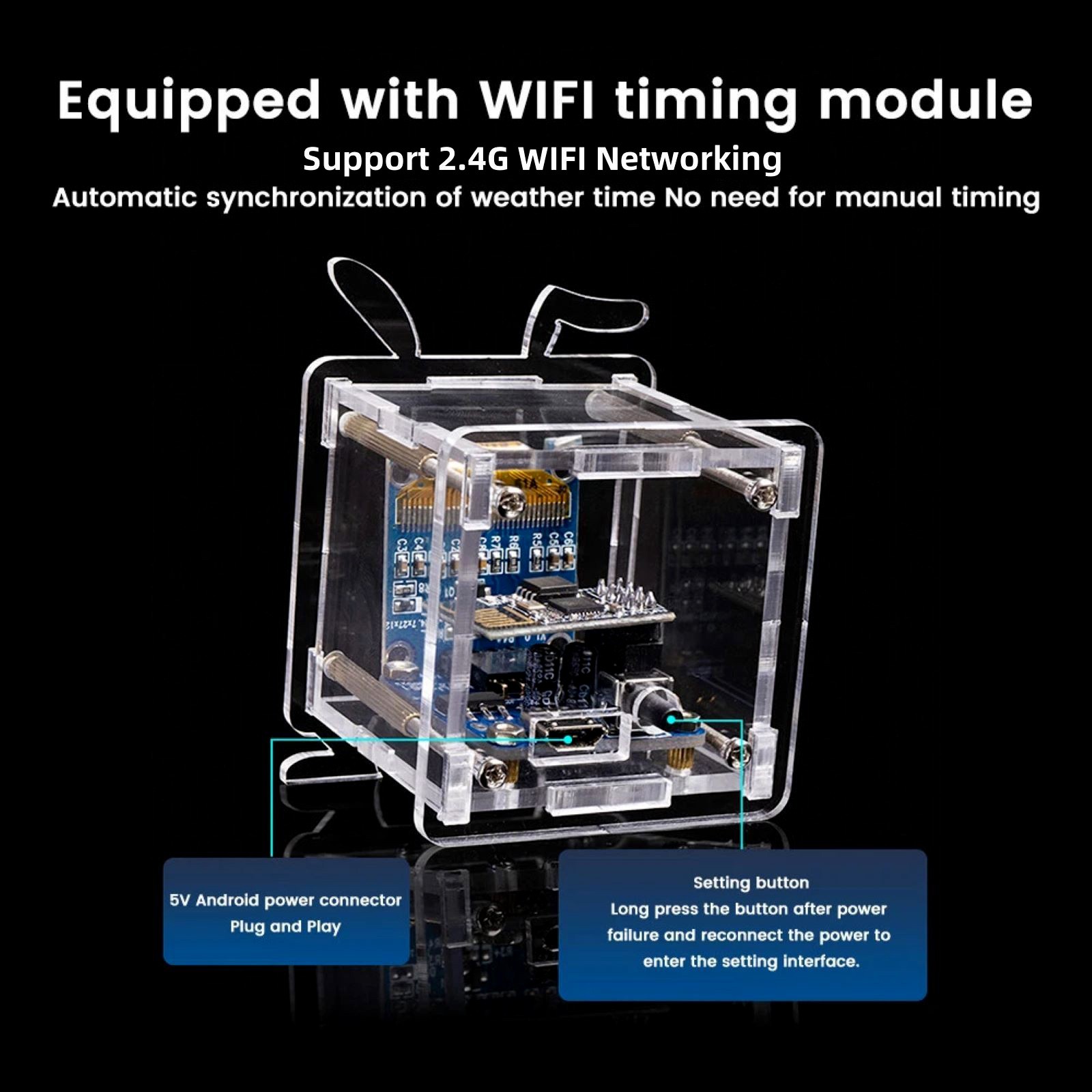 ESP8266 DC5V Power DIY Electronic Kit For Multi-functional Interface Switching