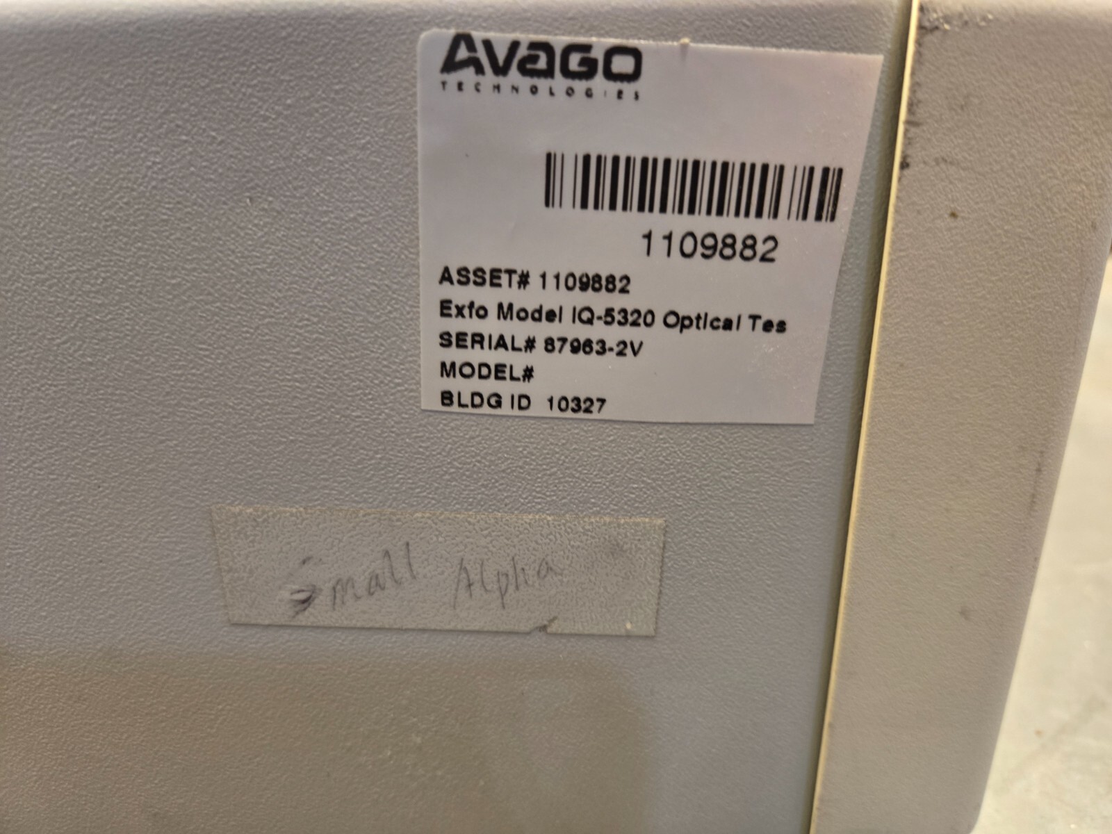 EXFO OPTICAL TEST IQ-203-A3N4 - Powers on
