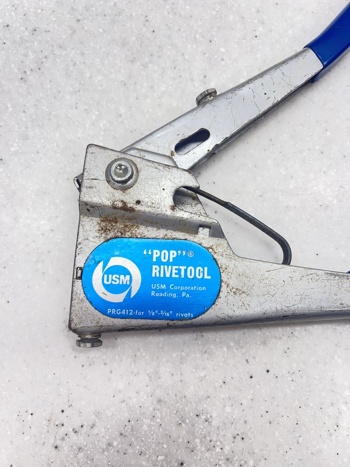 Hand Riveter Pop Rivet Tool Kit USM Corporation