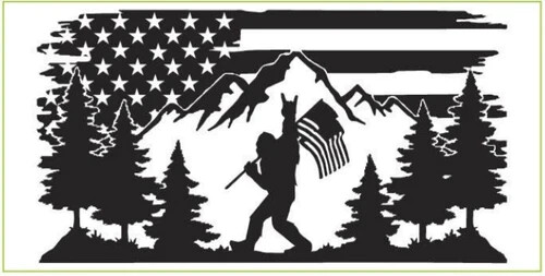 Bigfoot Hunter Set, Sasquatch Trophy Hunter