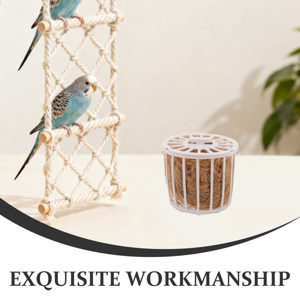 Breeding Nest for Canaries Bird Nesting Material with Storage Basket
