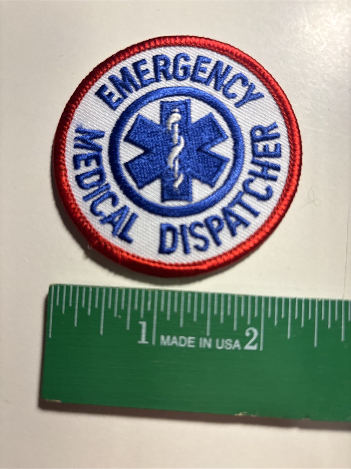 Vintage Emergency Medical Dispatcher Embroidered Patch