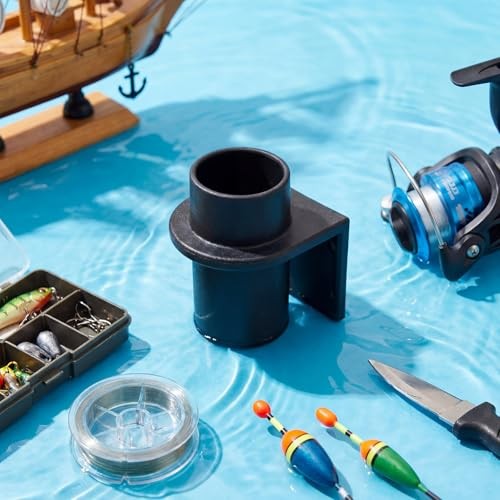 Fishing Net and Gaff Holder, Vertical Wall Mount Storage Plastic Bracket for 2