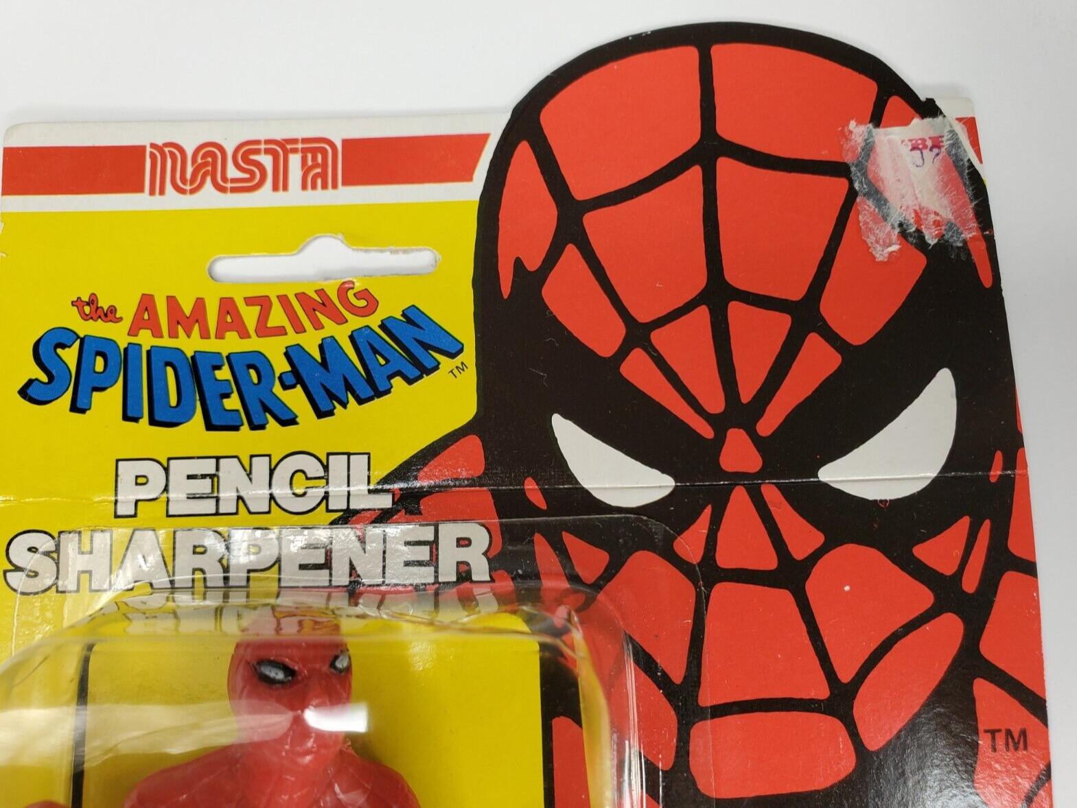Vintage Spider Man Pencil Sharpner NEW 1980