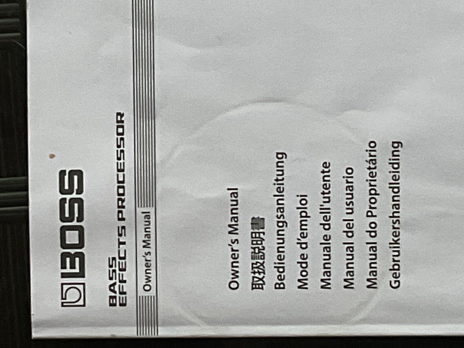 Boss GT-1B Bass Multi Effects Processor gently used no dents or scratches
