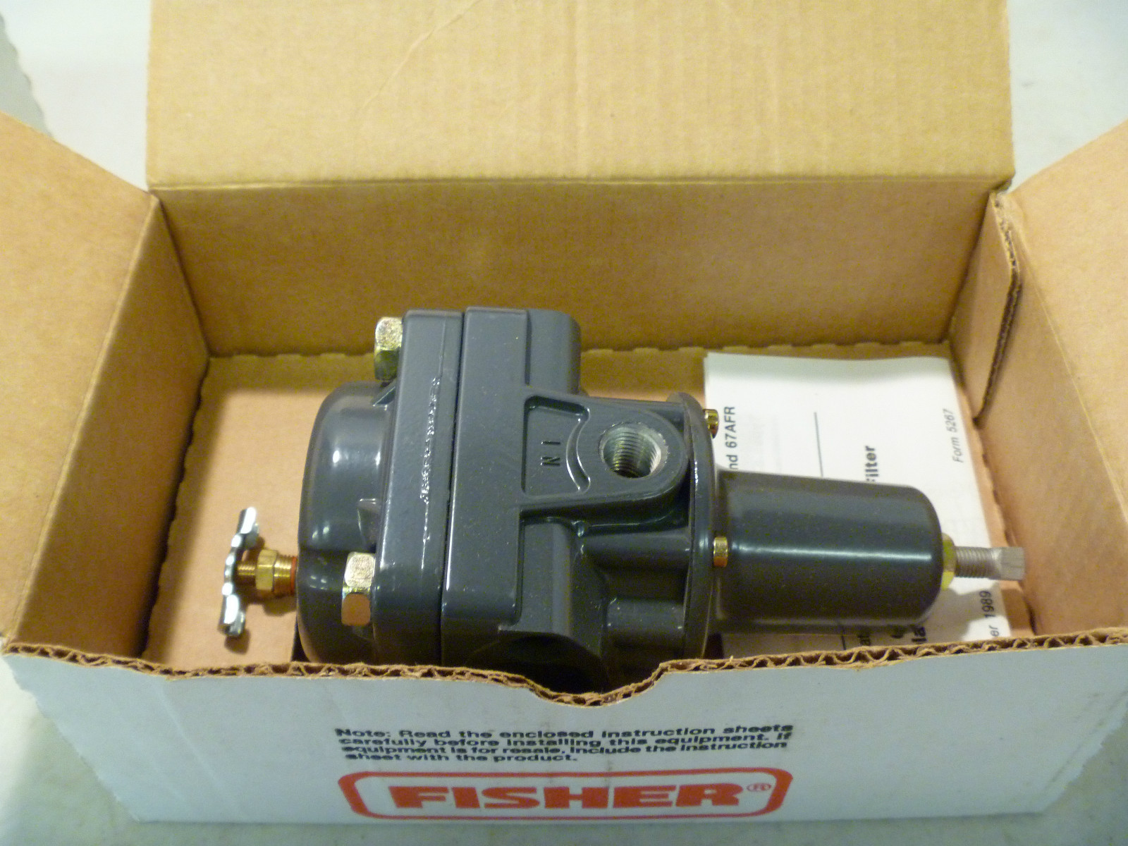 Fisher 67AFR/362 Regulator New Surplus In Original Box