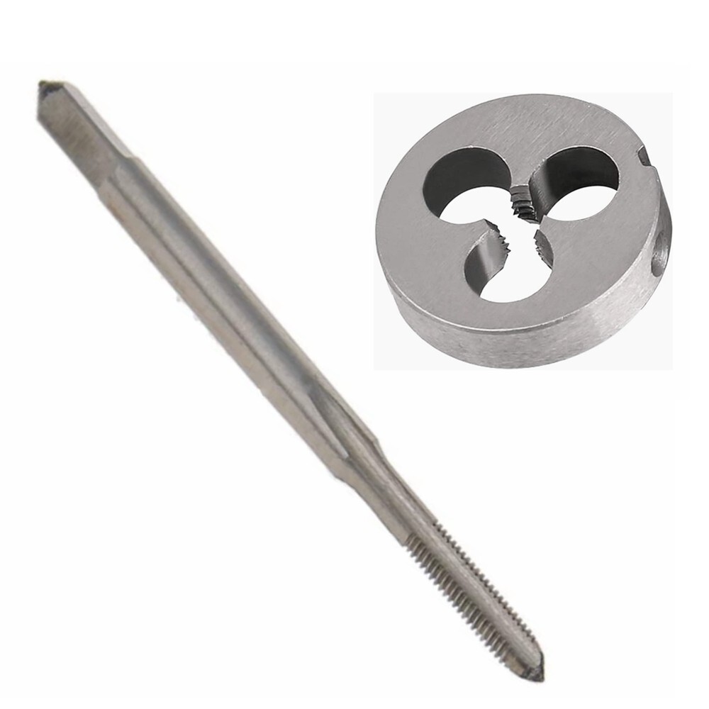 US Stock HSS M2 x 0.4mm Tap & M2 x 0.4mm Die Metric Thread Right Hand M1003