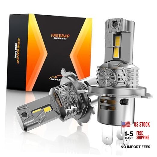 Upgraded Bulbs, 36000LM 6500K Brightness Fog Light Bulbs with H4/9003/HB2