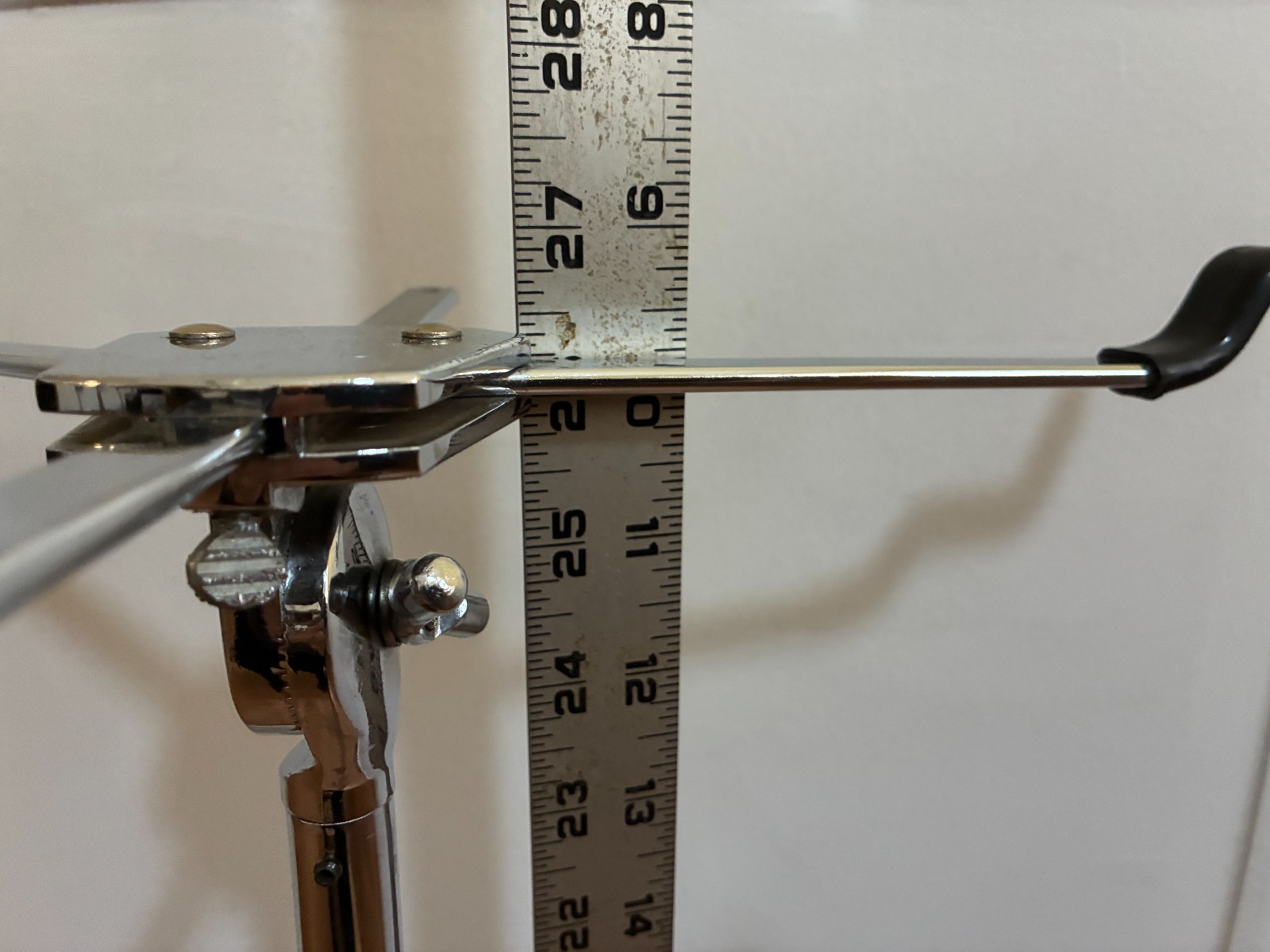 Snare Rum Stand Unbranded Chrome Plated for Beginners/Students