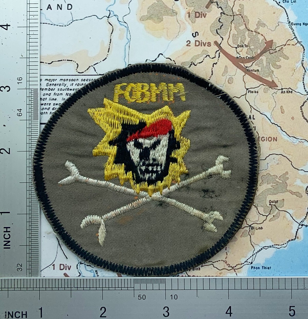 PATCH , USSF , 5th Special Forces Group MACV-SOG new mexico Team Patch , T9-826