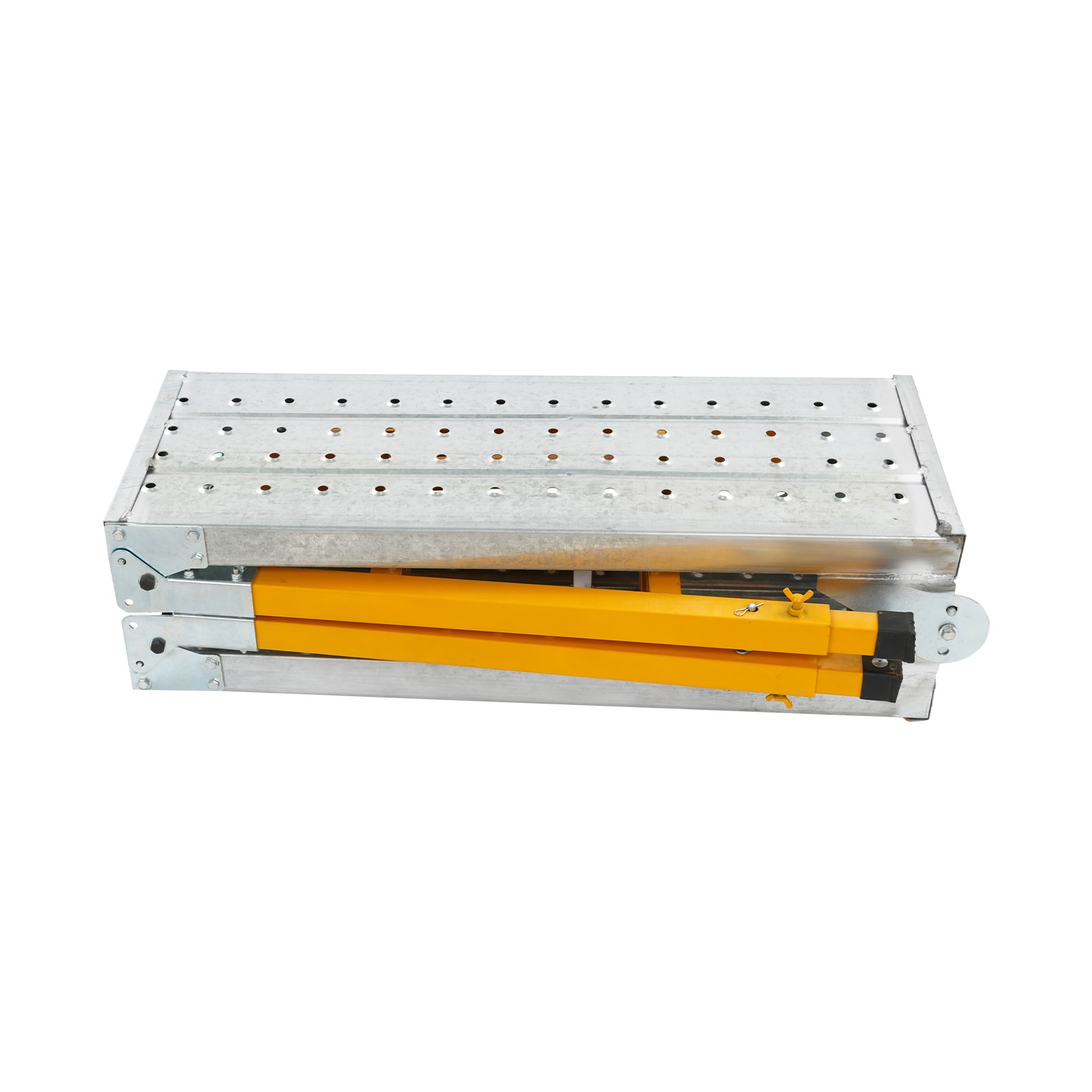 Adjustable Work Platform with Folding Legs, Folding Work Platform for Workshop