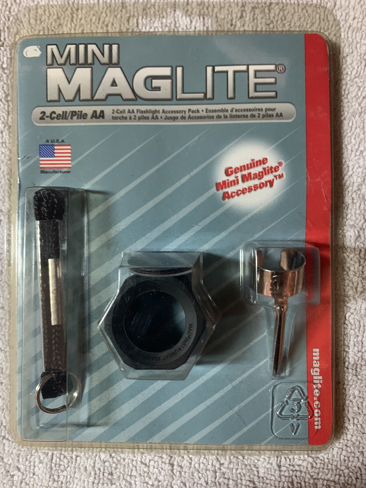 2pk Maglite Colored Lens Accessory Kit Set For AA Mini Mag Flashlight Made inUSA
