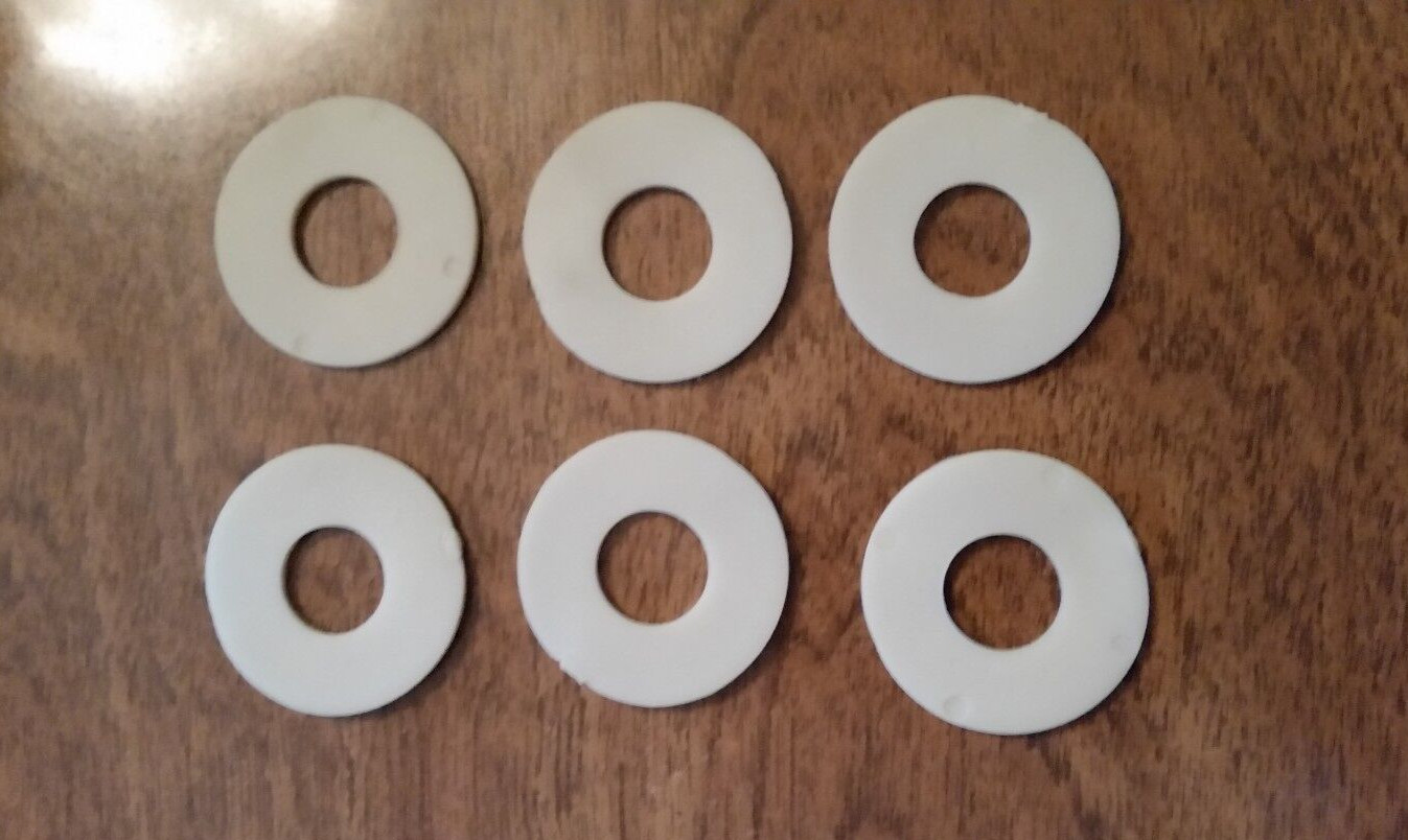 Replacement Rubber Washer for Kerick Mini Float Valves.  Set of 6.  MAB22, USA