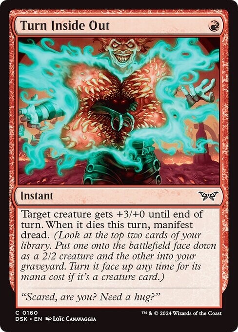 TURN INSIDE OUT x4 mtg NM-M Duskmourn 4 Common