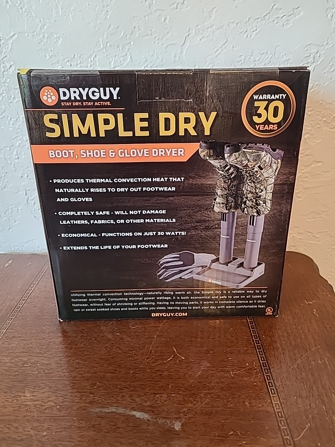 DryGuy Simple Dry Boot & Glove Dryer - New Unopened Box
