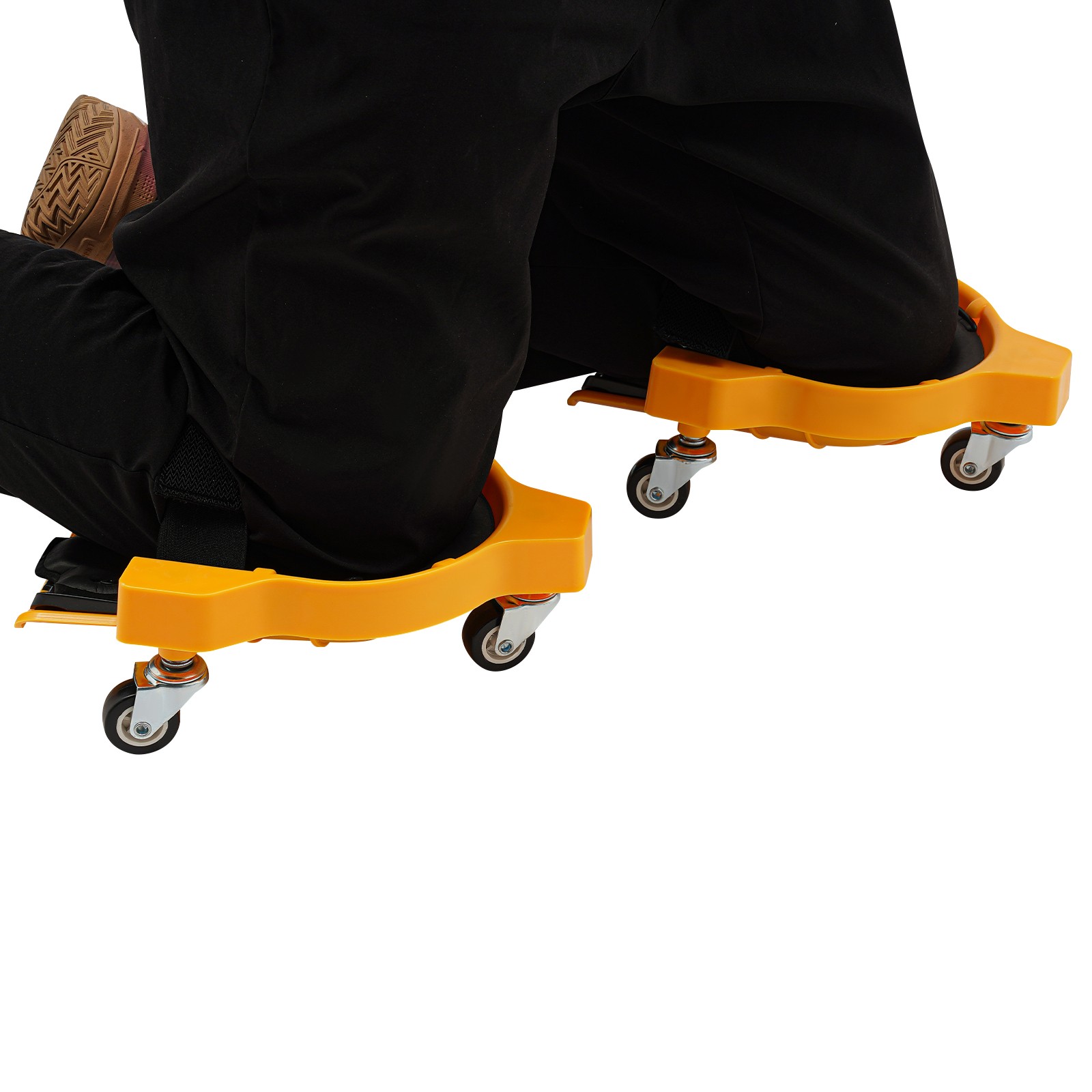 Rolling Knee Pads Adjustable Knee-Blades Durable Work Safety Sliding Knee Pads