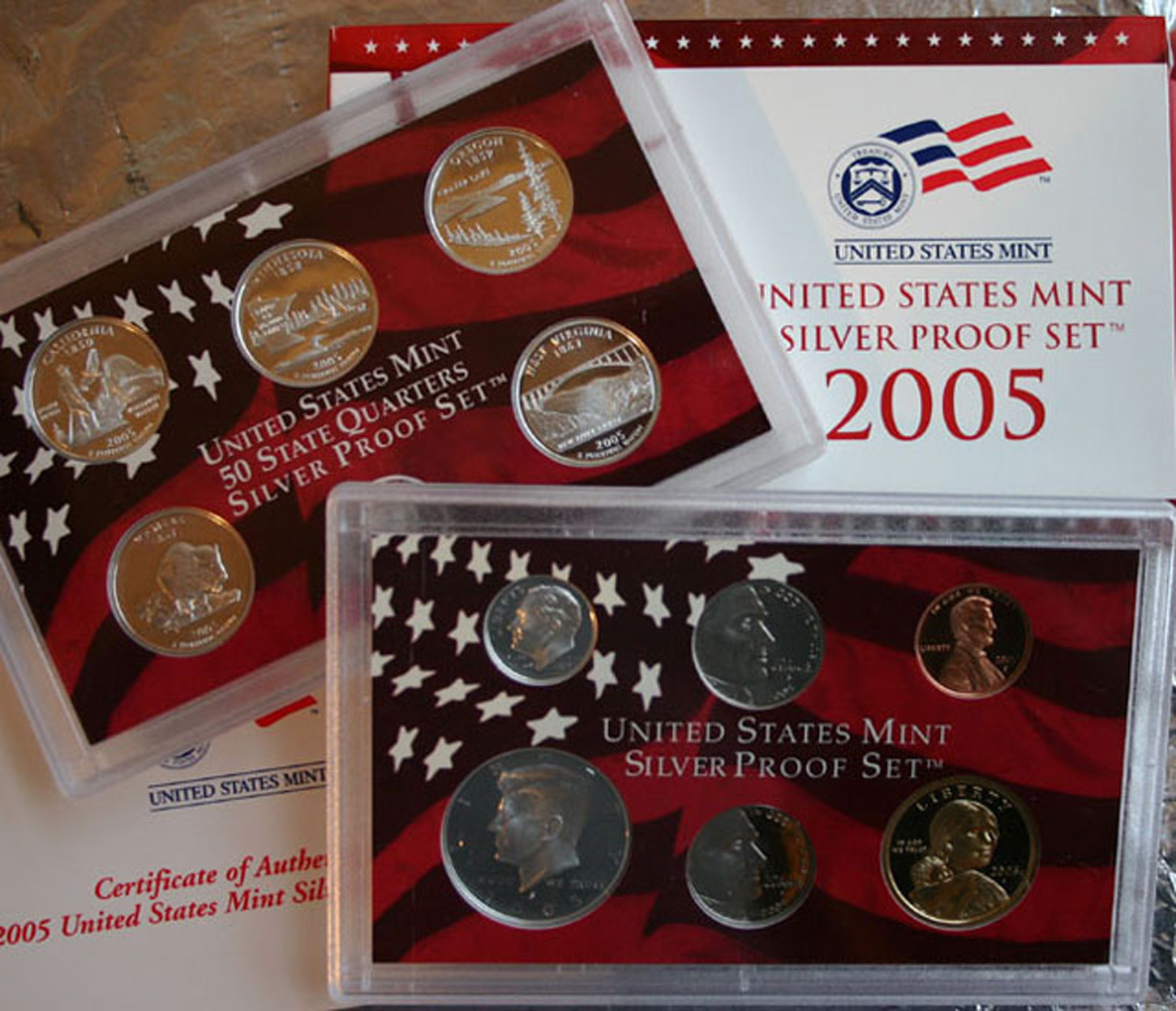 2005 S United States Mint ANNUAL 11 Coin SILVER Proof Set