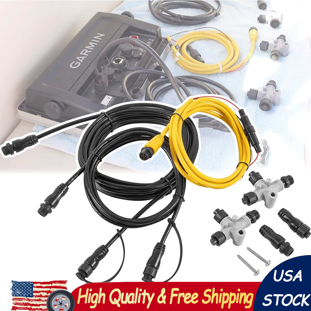 For Garmin NMEA 2000 Starter Kit N2K Network Cable Drop/Power/Backbone/Connector