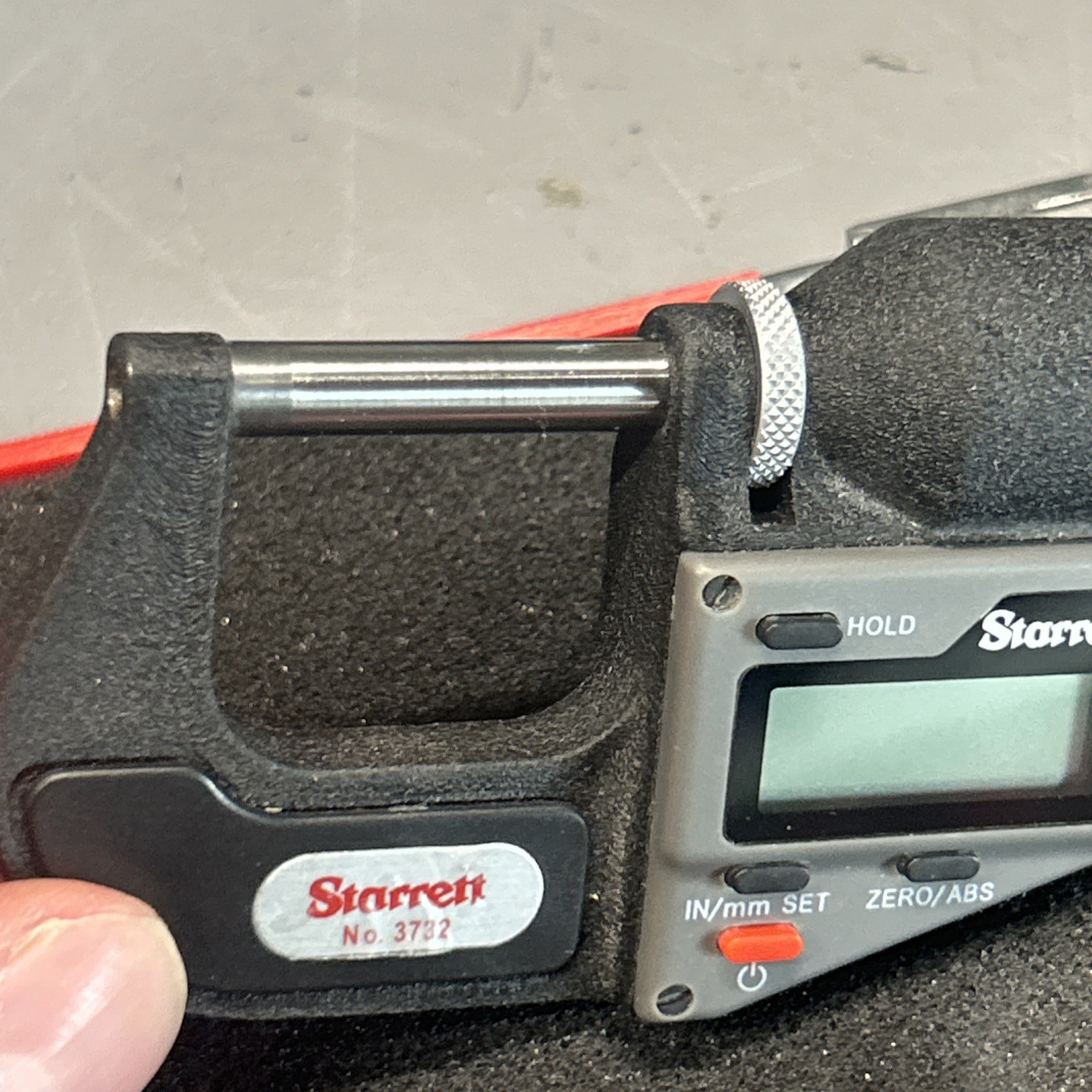 Starrett 3732XFL-1 0-1" Electronic Micrometer