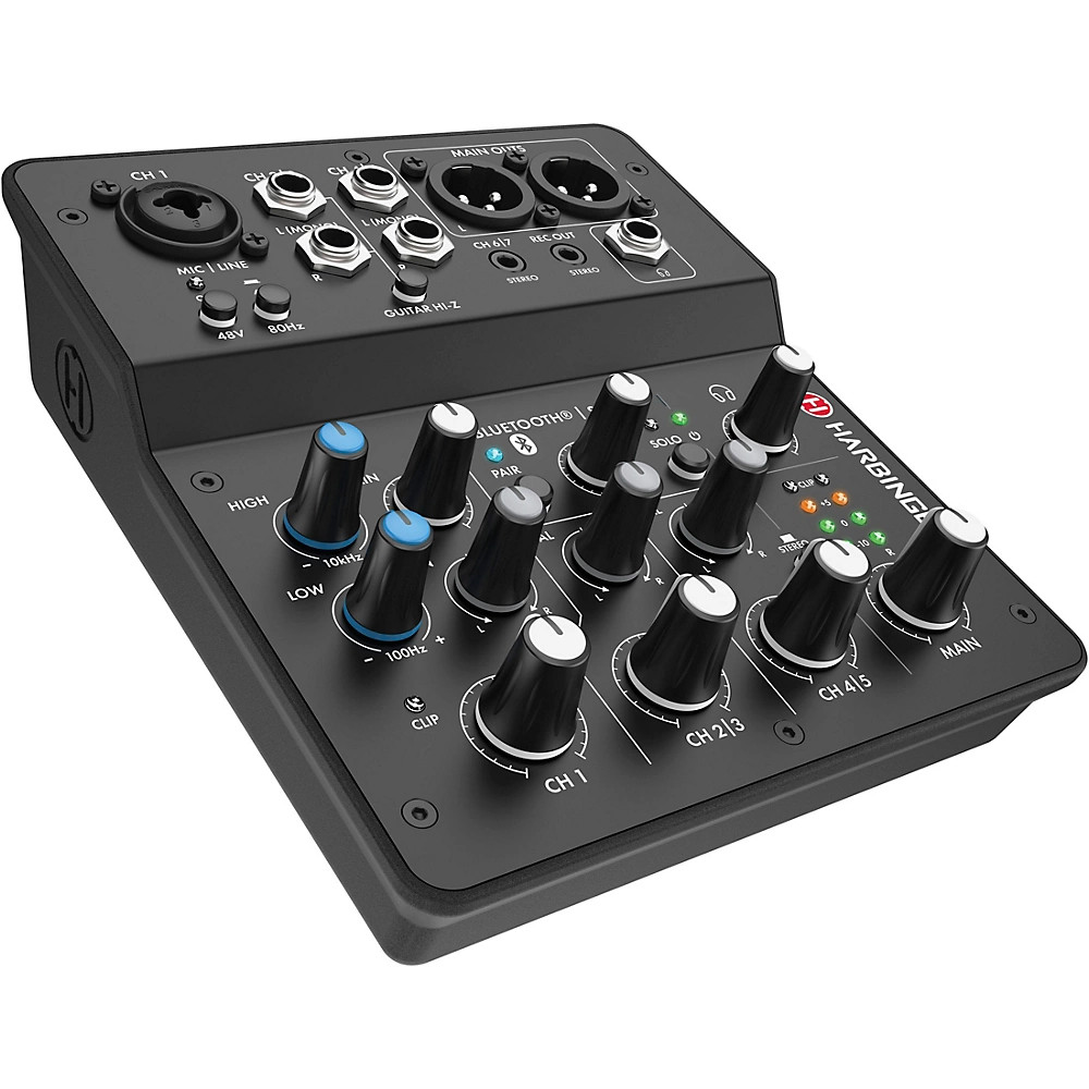 Harbinger LV7 7Channel Analog Mixer with Bluetooth