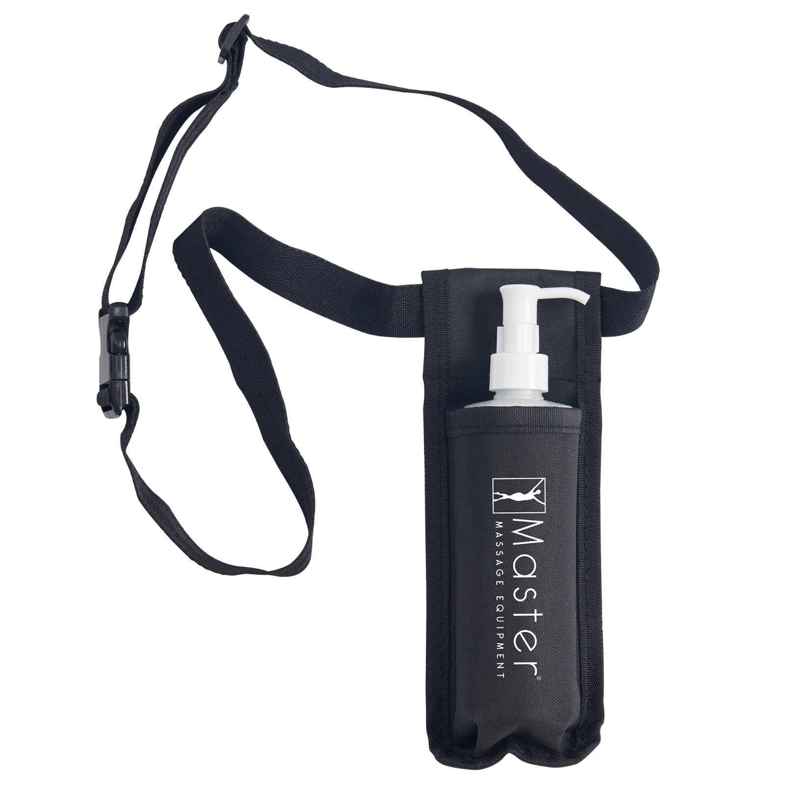 Master Massage Single Bottle Massage Oil Holster Includes One 8oz Refill Bottle