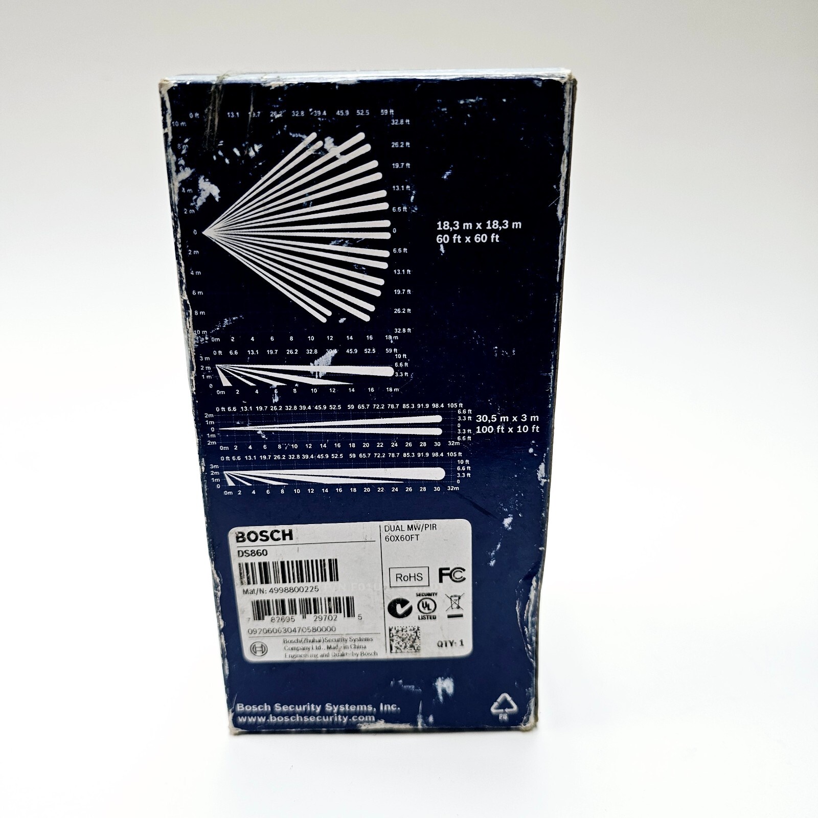 Bosch DS860 PIR Microwave Motion Detector NEW (Open Box)