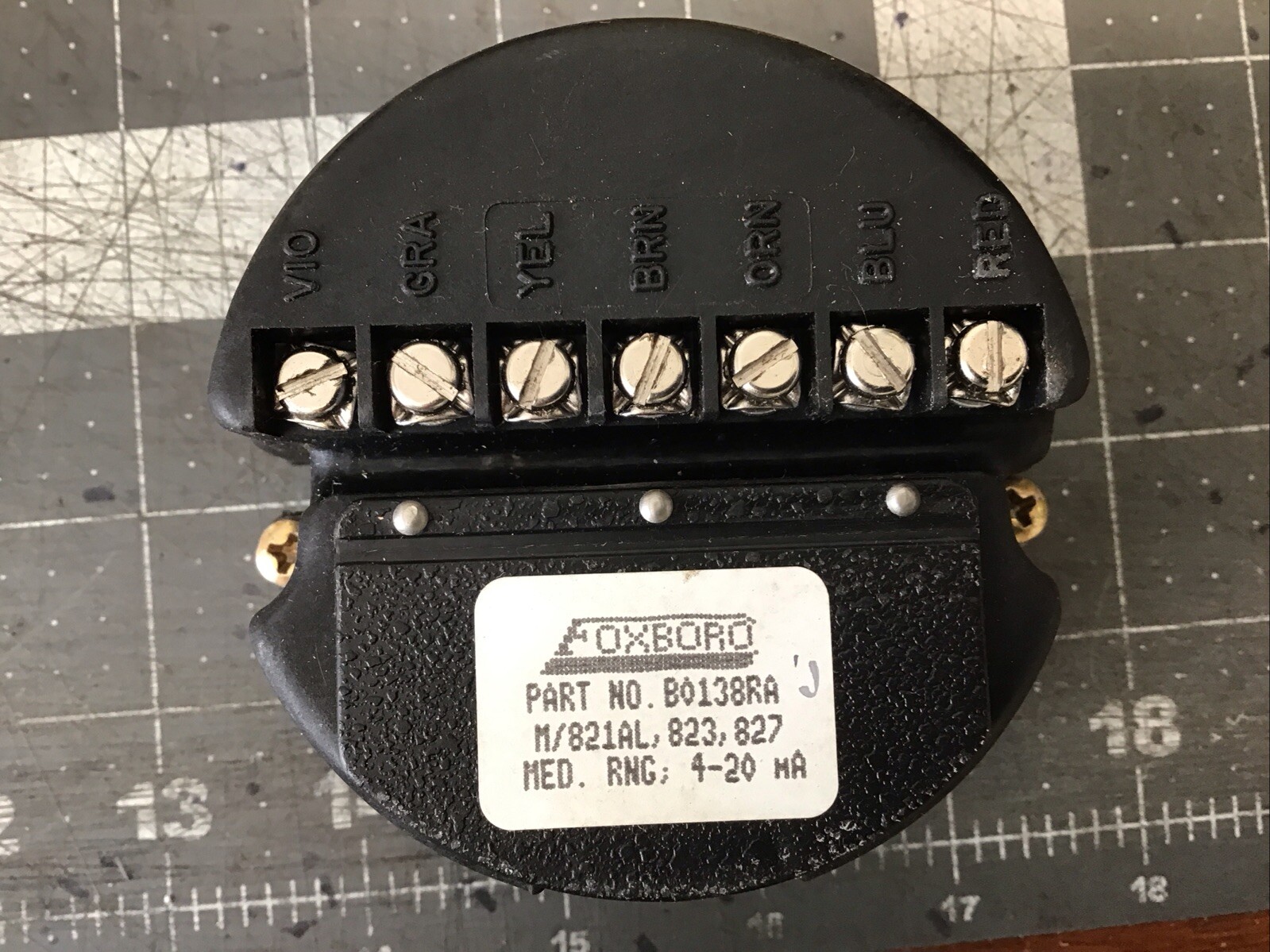 FOXBORO BO138RA  Amplifier Analog Output Used (LE05N)