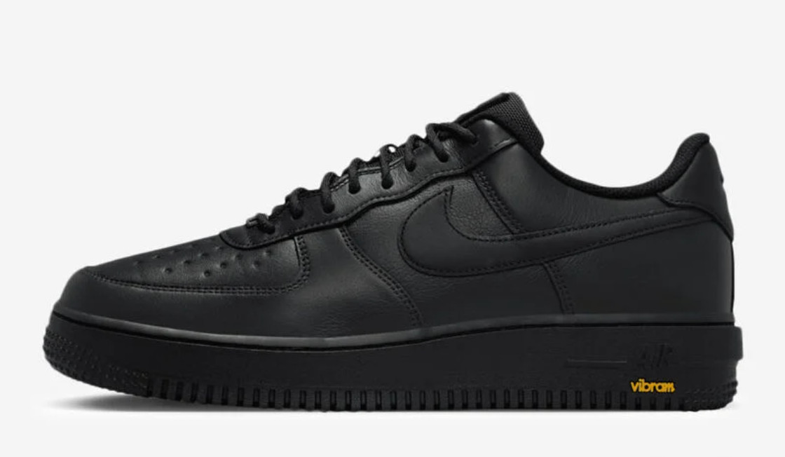 Nike Air Force 1 Low GORE-TEX Vibram Black Yellow HV5953-001 Mens