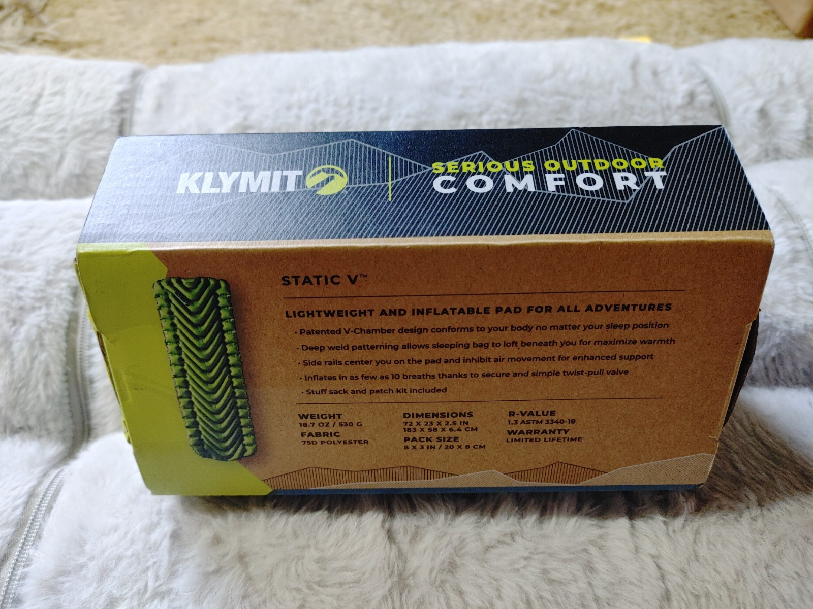Klymit Static V Sleeping Pad (Green)