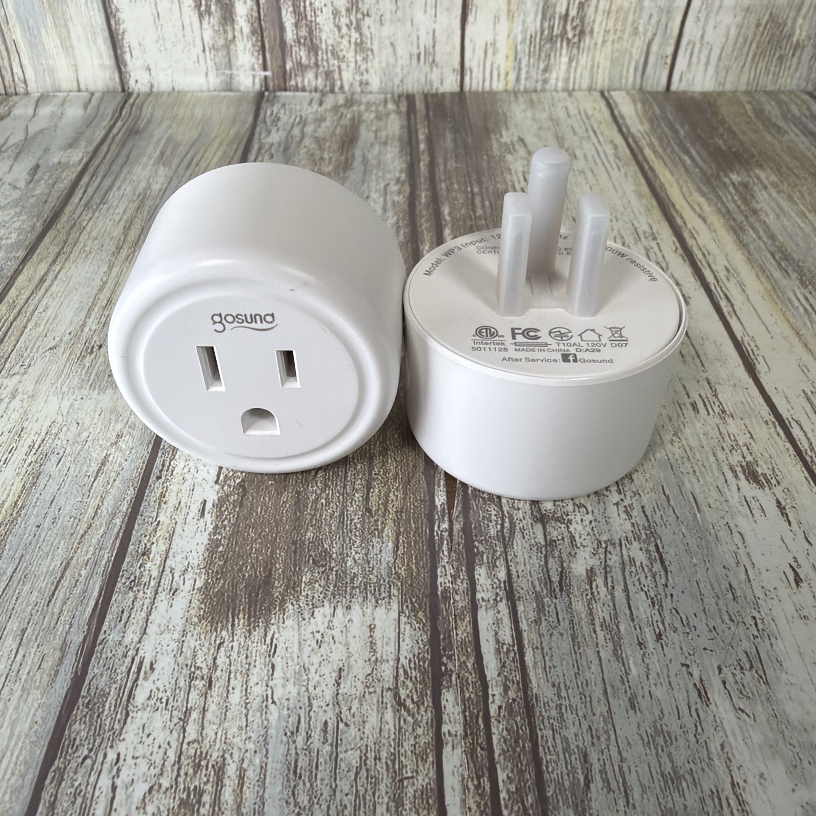 2 WP3 Gosund Smart Life WiFi Plugs works  with Alexa & Google Home New No Box