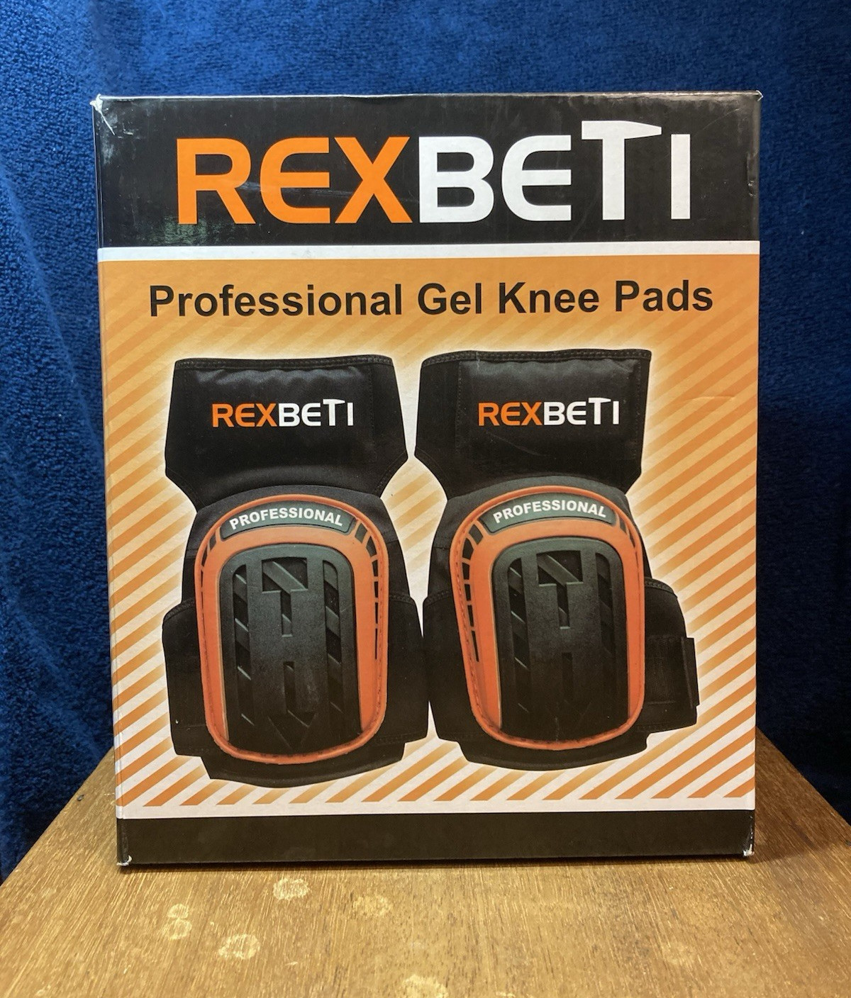 Knee Pads for Work, Construction Gel Knee Pads Tools by REXBETI, Heavy Duty