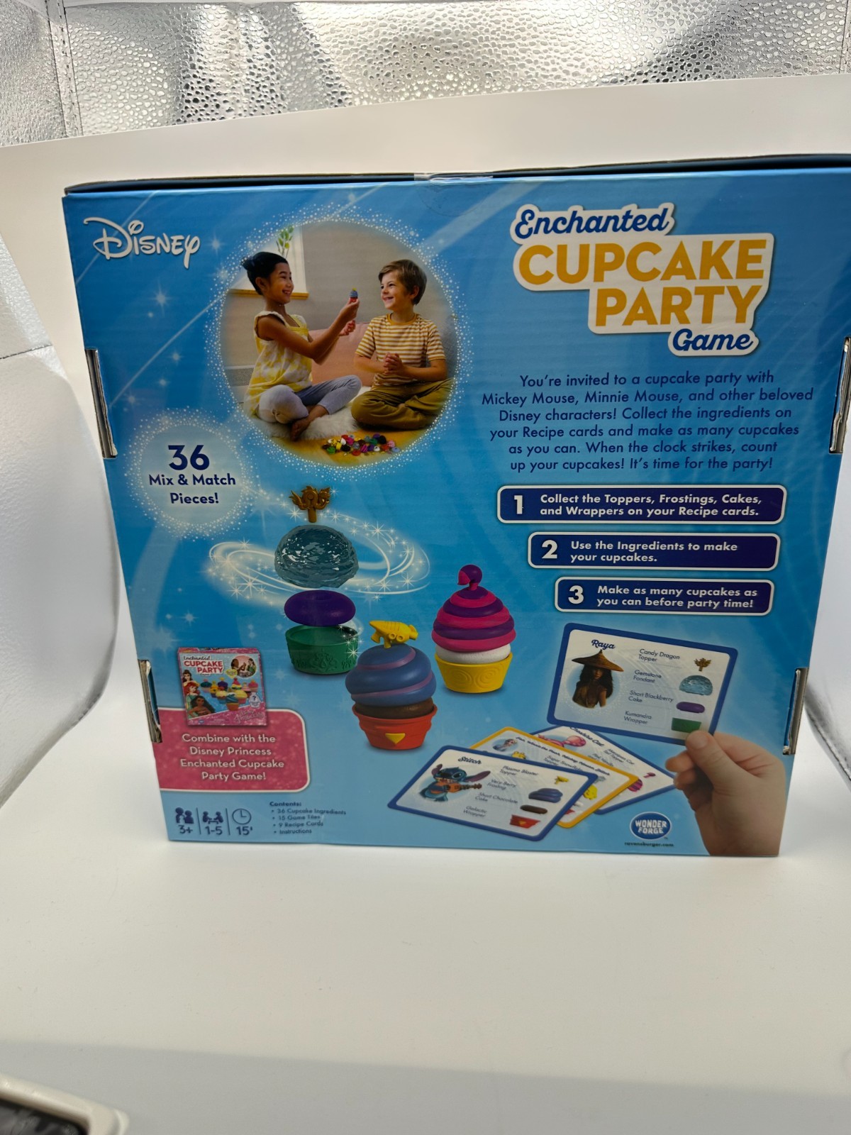 NEW - Disney Enchanted Cupcake Party Game - Wonder Forge