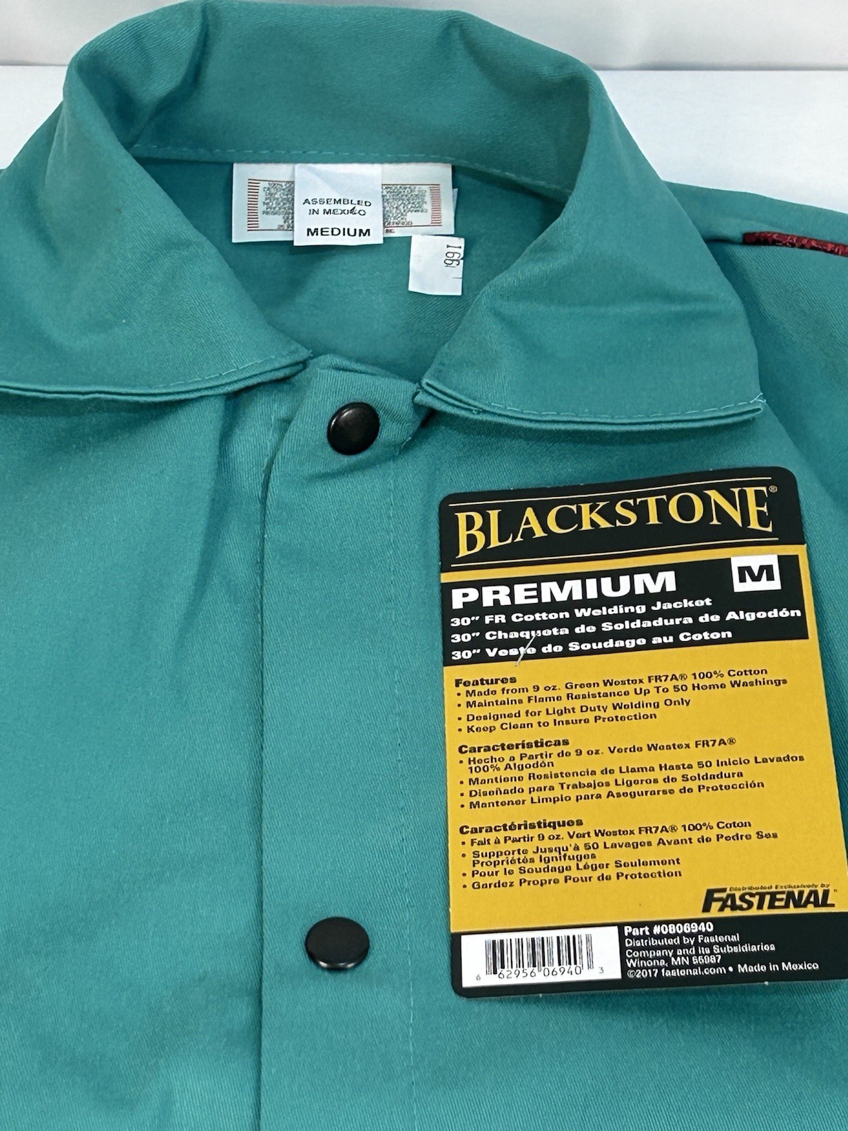 Blackstone Fastenal Premium Cotton Welding Jacket Men's Medium 30"