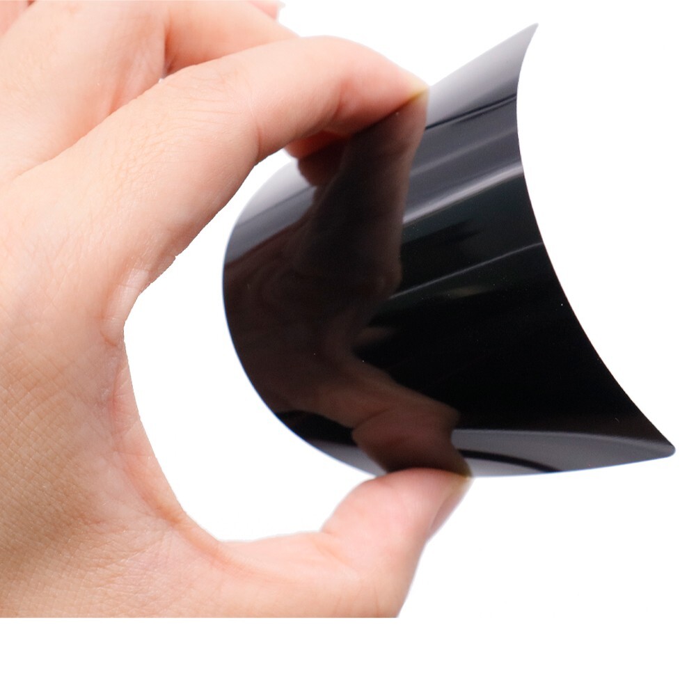 100pcs Black Metal Business Cards Aluminum Sheet Metal Tag Laser Engraving Blank