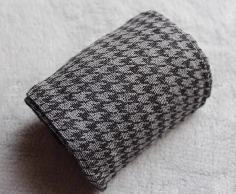 Soft Warm Houndstooth Tights 60D Lightweight 1 Pair