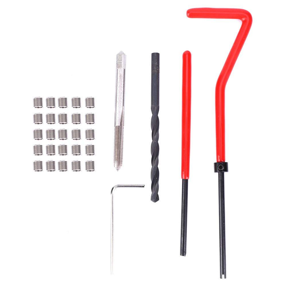 Thread Repair Kit M4x0.7 Thread Repair Kit Stainless Steel Twisted Drill Wren...