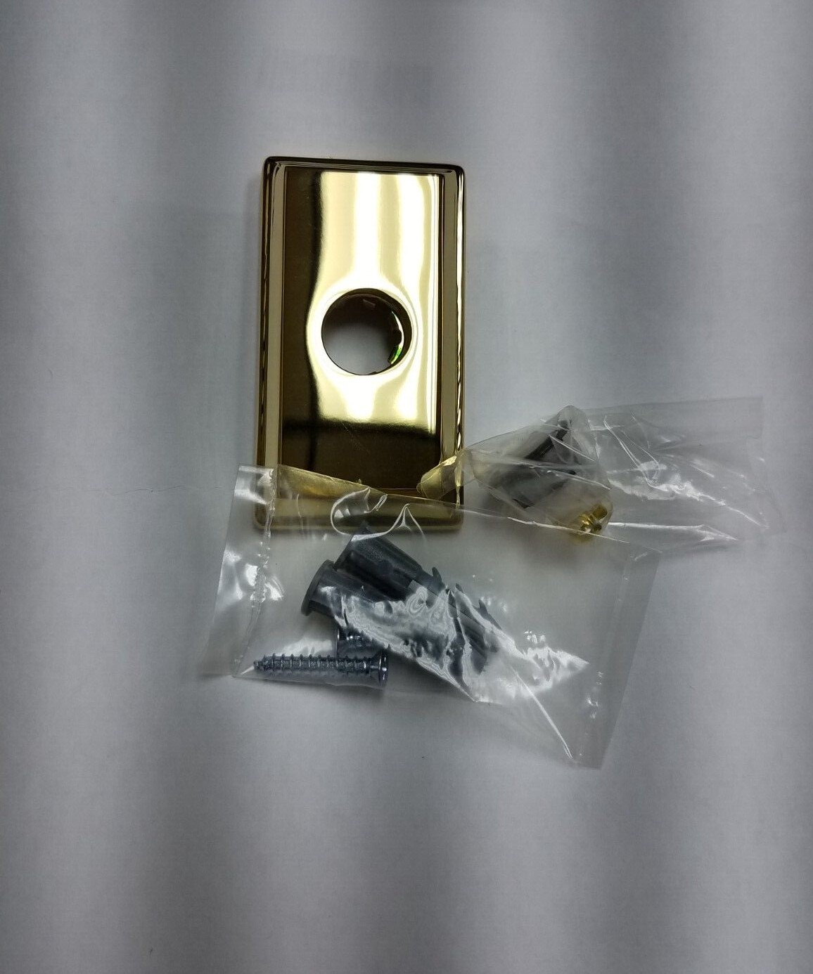 Baldwin 9BR7015 Rectangular Bell Buttons Solid Brass Price is for 1 Each