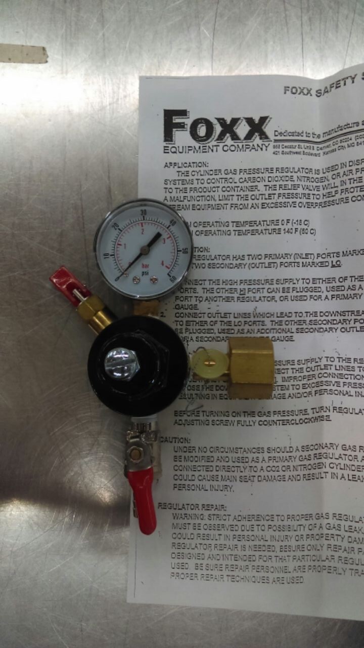 Cornelius Primary CO2 Regulator 2000 PSI - NEW