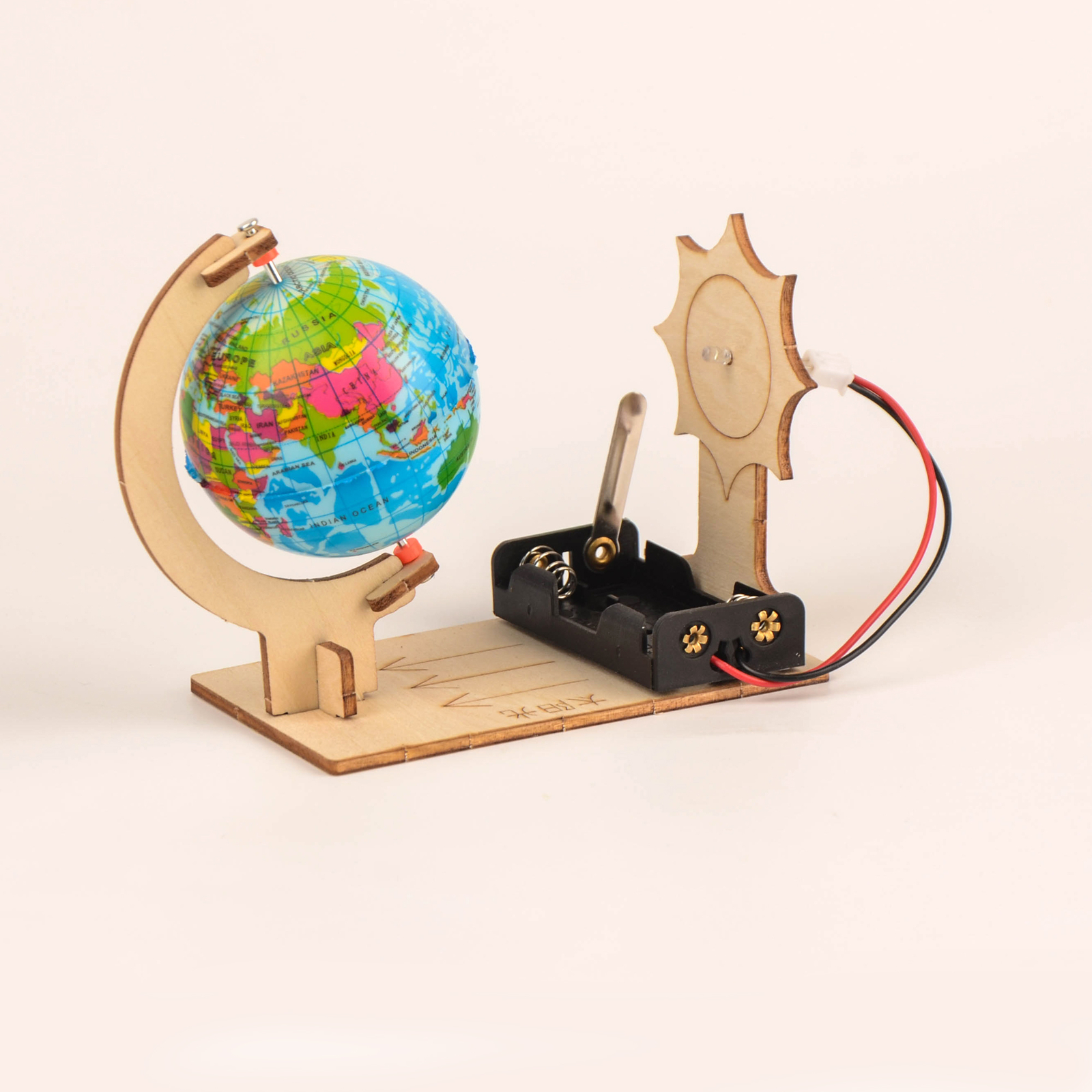 Day and Night Rotating World Globe Fun Discovery Tool Science Kid Gift