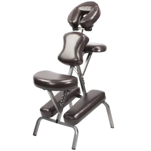 Master Massage Bedford Portable Lightweight Folding Chair Coffee