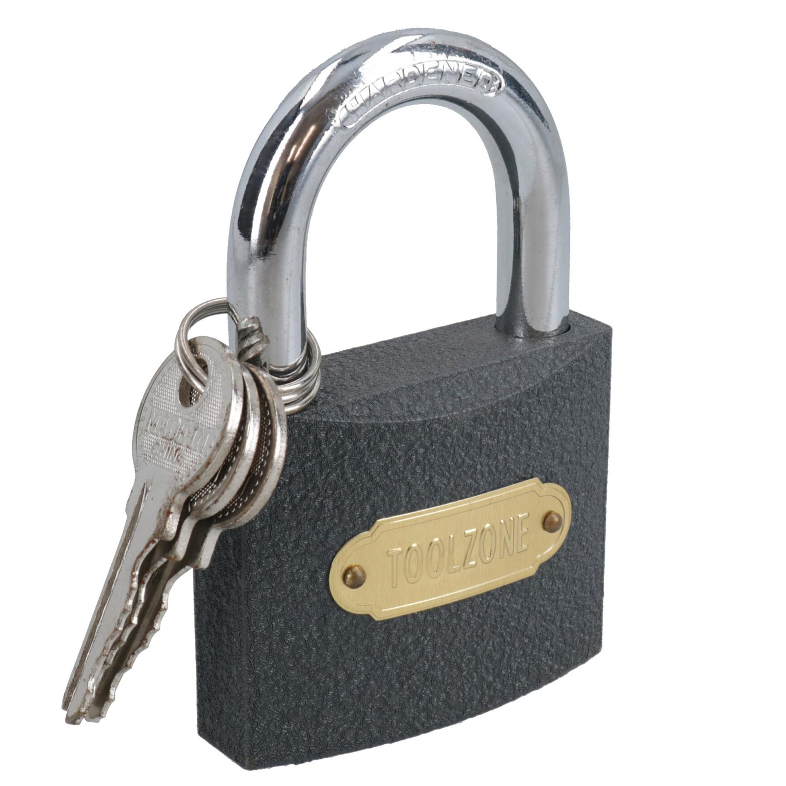 63mm Iron Padlock With Hardened Shackle Padlocks Shed Gate Lock TE155