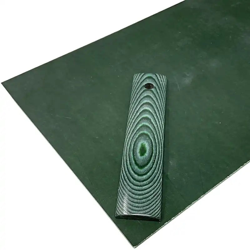 Vibe Composites™- Linen Micarta- Emerald Green