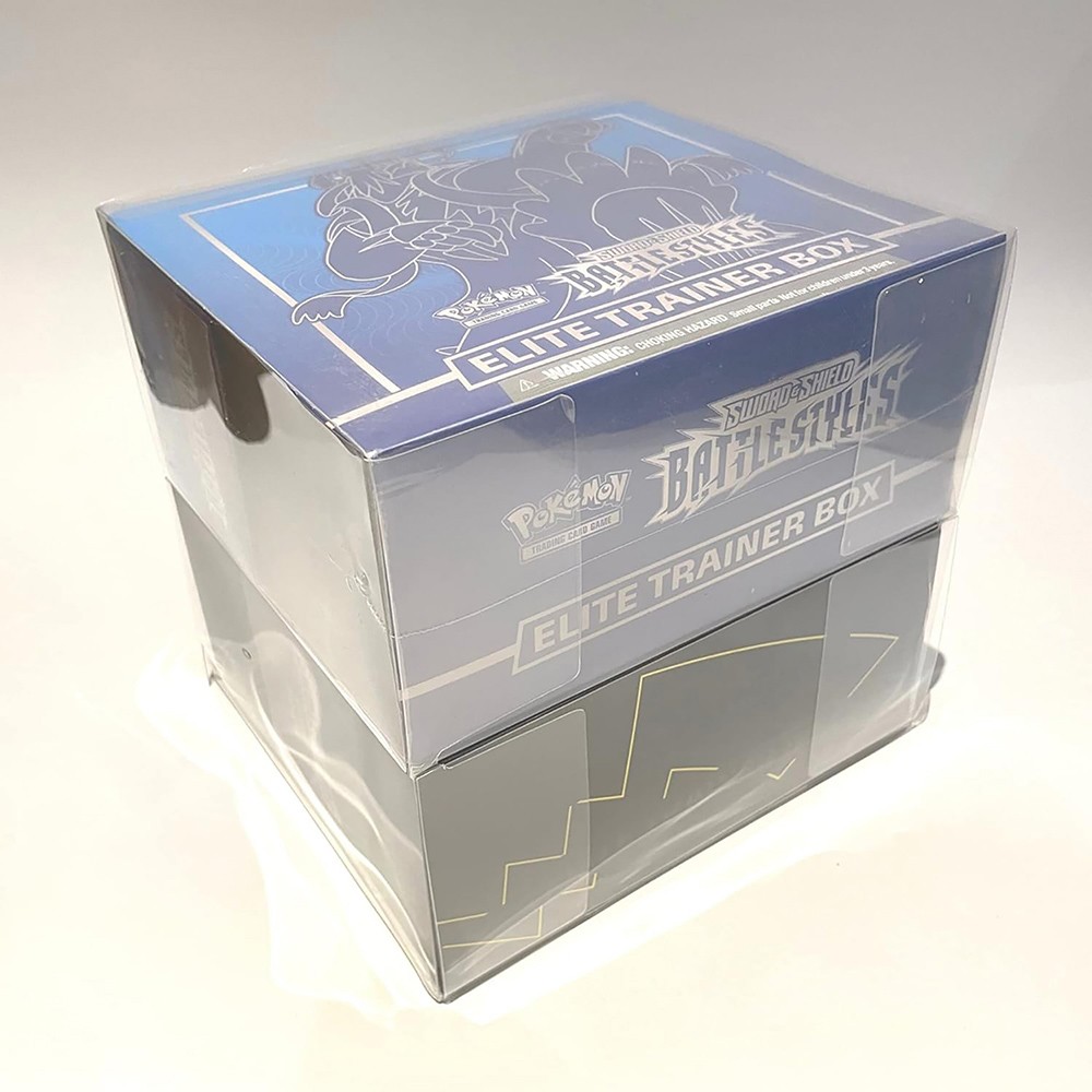 New Plastic Display Case Protector for Pokemon Elite Trainer Box ETB (5 Pack)