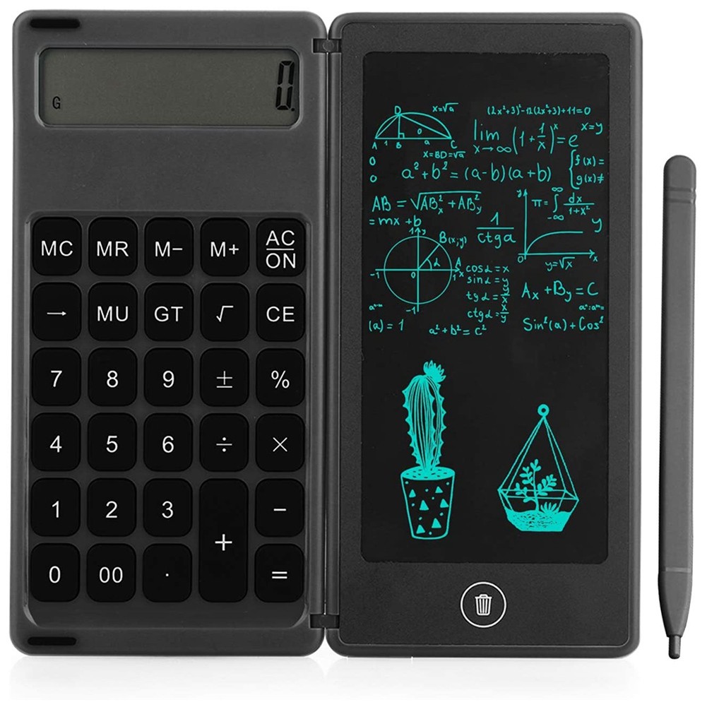 Calculator Notepad 6 Inch LCD Writing Tablet Digital Drawing Pad with8306