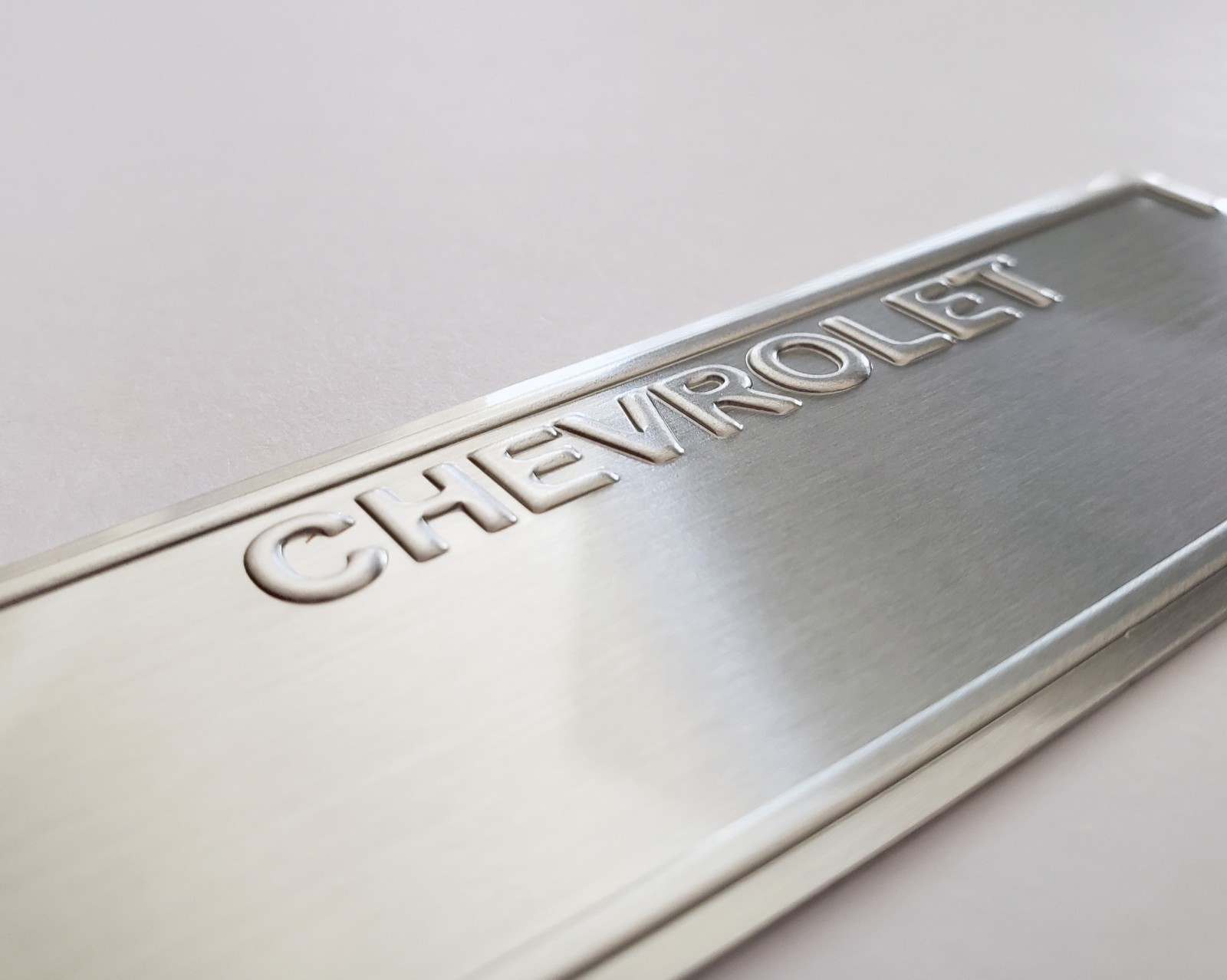 CHEVROLET VIN DOOR DASH TAG SERIAL NUMBER DATA PLATE CHEVY DATA PLATE (BLANK)