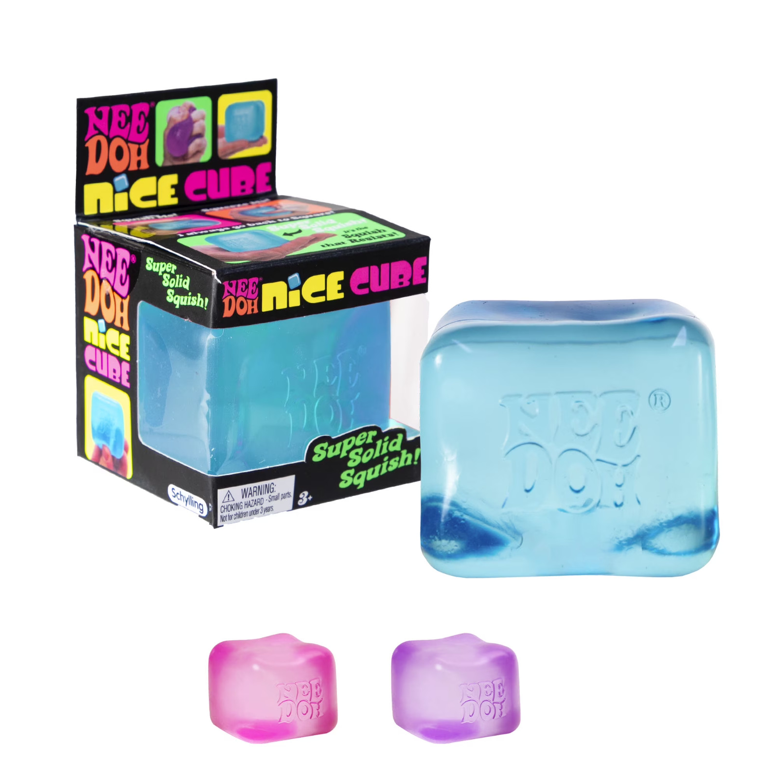 nee doh nice cube - receive a random color ( pink,blue,purple)