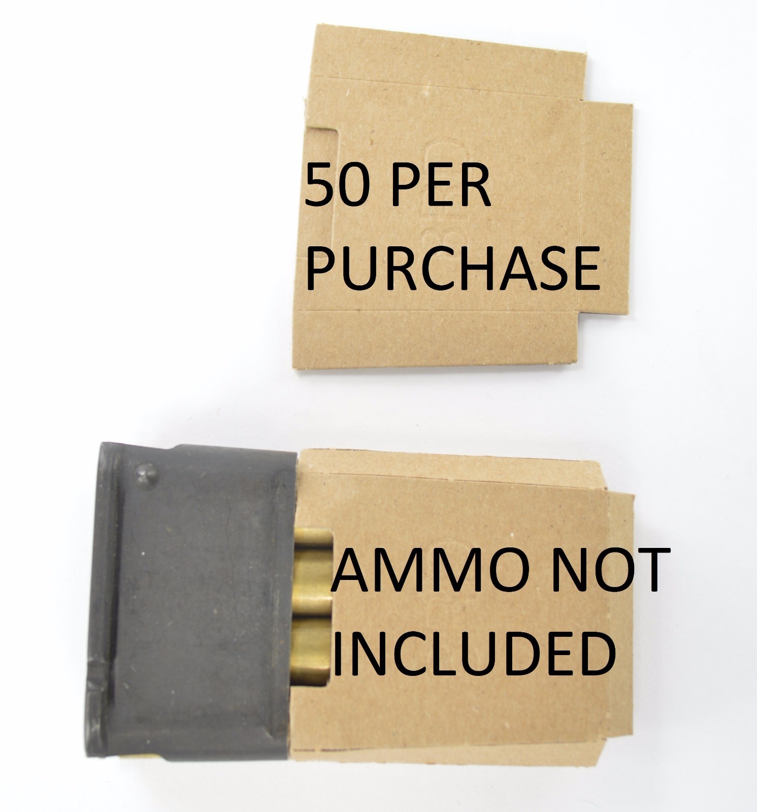 50X M1 Garand USGI 8RD enbloc clips cardboard Inserts Silencers Bandoleer