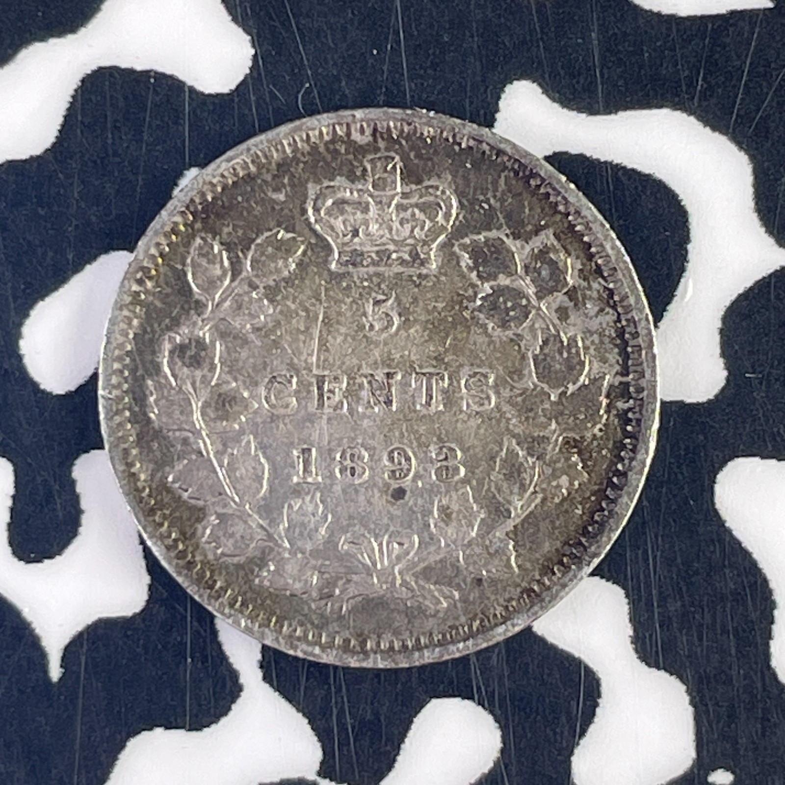1893 Canada 5 Cents Lot#F2014 Silver!