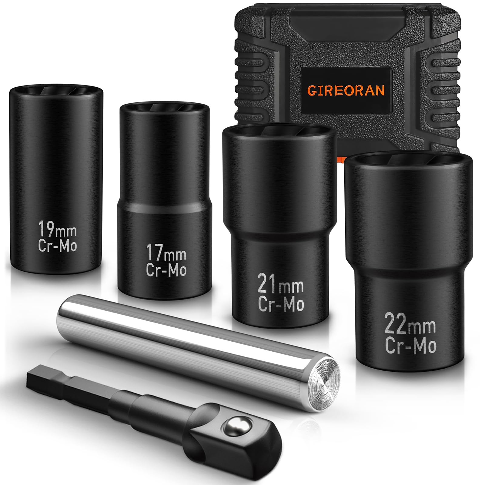 6 Piece Wheel Lock Removal Kit, Lug Nut Remover, 1/2 Inch 6