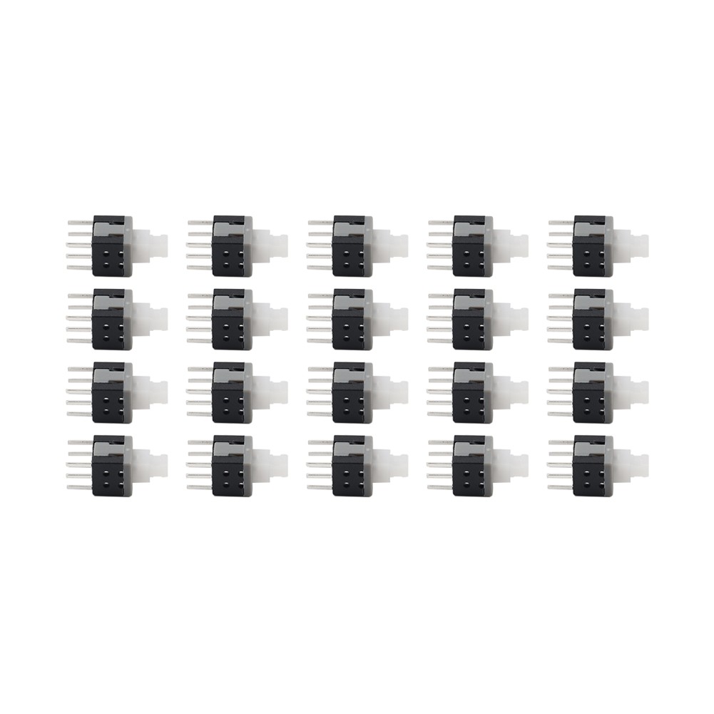 20PCS 5.8x5.8x10mm Tact Tactile Self Lock 6 Pins Push Button Switch Latching